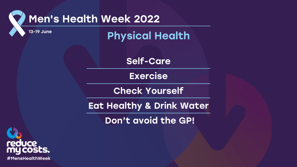 mens health week - physical health