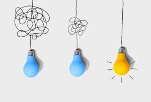 Clarifying complex ideas through the glow of lightbulbs Clarifying complex ideas through the glow of lightbulbs