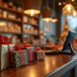 How to Prepare Your POS for Christmas 1 christmas gifts on counter with pos in the background